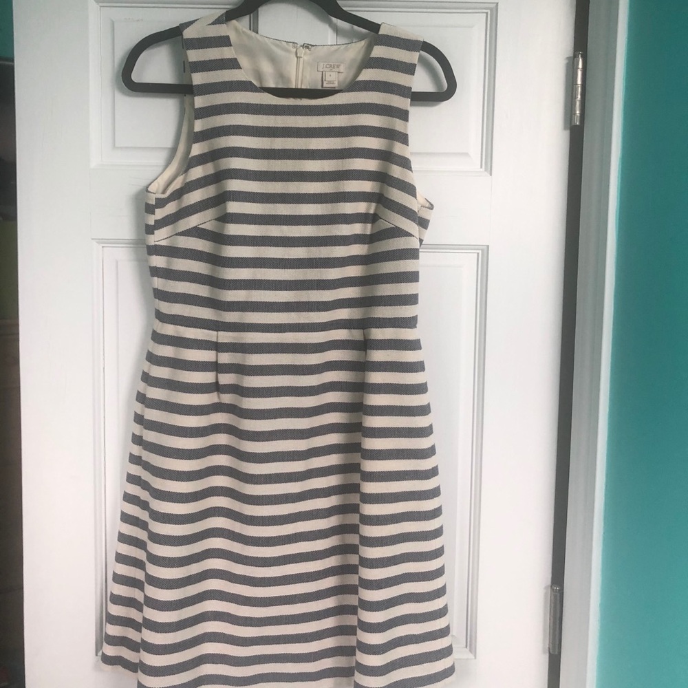 Stripped J. Crew dress